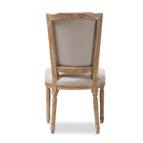 Baxton Studio Cadencia Beige Fabric Upholstered Dining Chair 28862