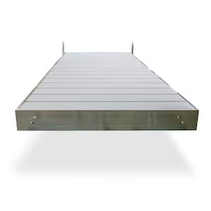 8 ft. L Straight Aluminum Frame with Aluminum Decking Platinum Series Complete Dock Package for Boat Dock Systems