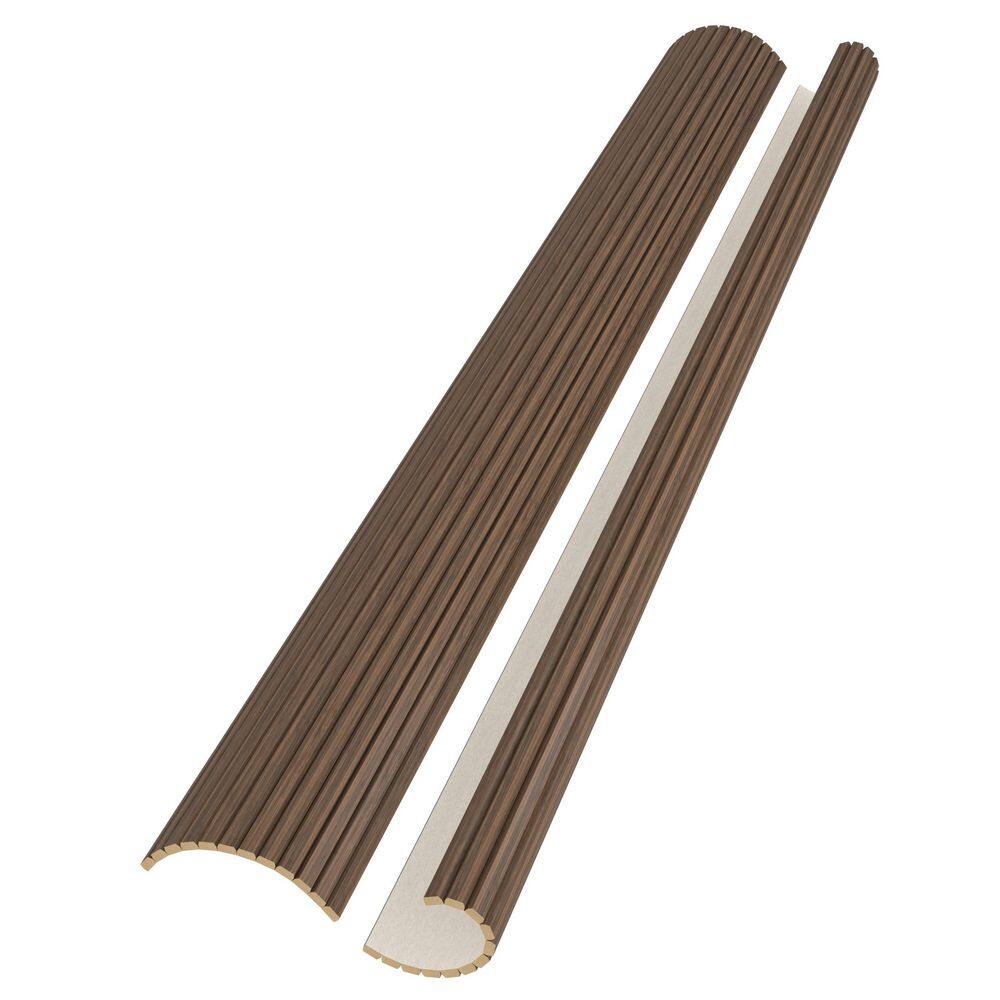 104 in. x 11.8 in. x 0.47 in. Wood Flex Trapezoid Multi-Purpose Siding Panel in Chest Nut Color (Set of 2-Piece) price history on PriceWatchPro