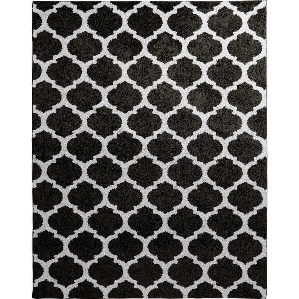 Home Decorators Collection Seyward 8 ft. x 10 ft. Grey Trellis