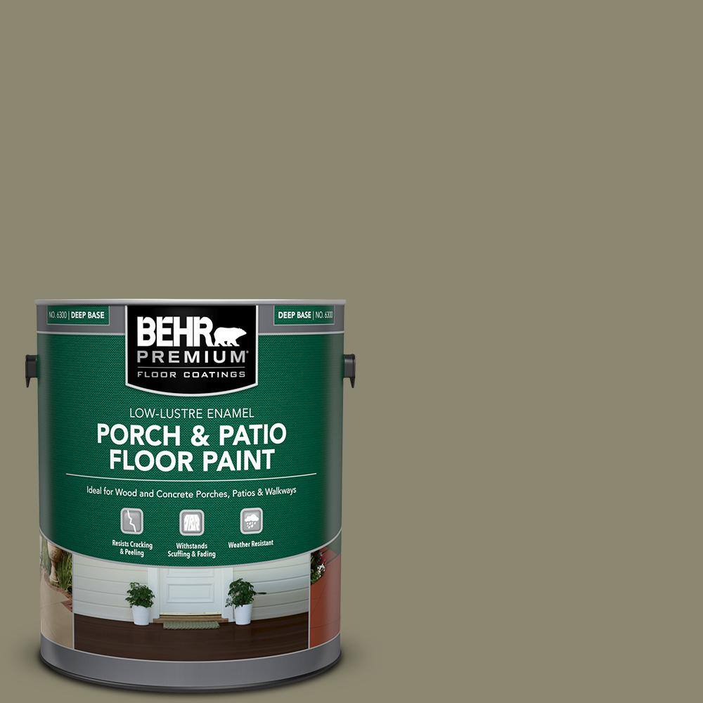 BEHR PREMIUM 1 Gal. #PPU8-21 Mossy Bank Low-Lustre Enamel Interior ...