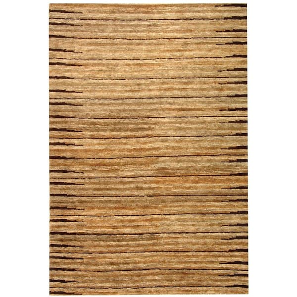 SAFAVIEH Organica Natural 4 ft. x 6 ft. Striped Area Rug