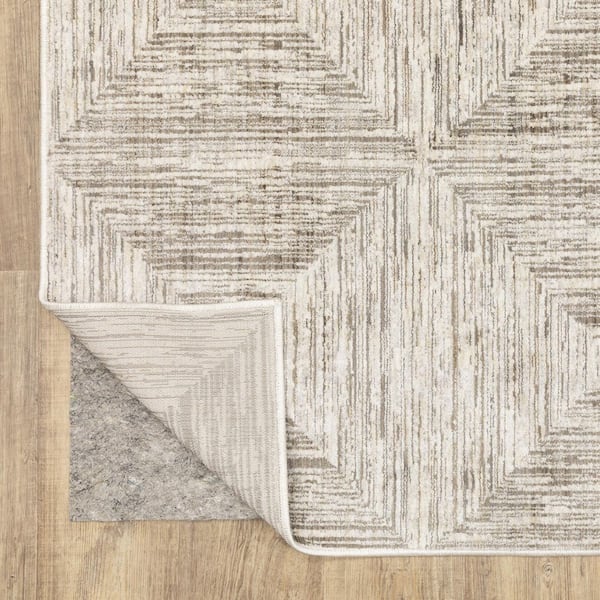 Complete Gray 7ft. x 9 ft. Dual Surface Non-Slip Rug Pad