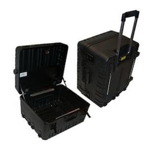 16 in. x 9 in. Military Ready Black Tool Case with 2 Pallets in Black