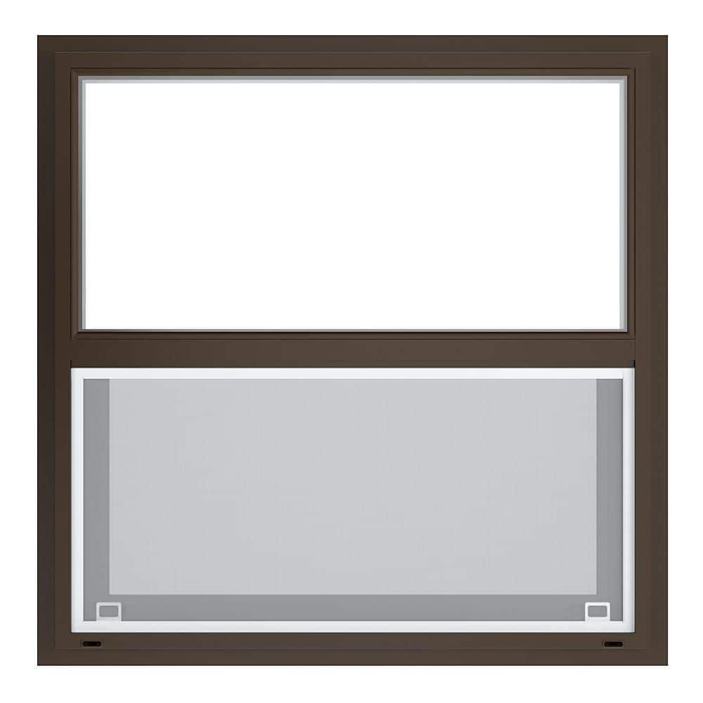 Ply Gem 35.5 in. x 35.5 in. Select Series Vinyl Single Hung Bronze