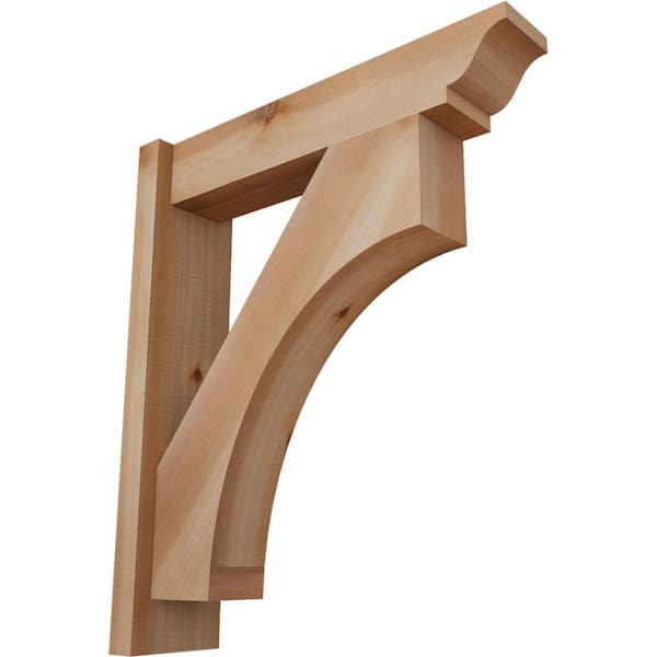 Ekena Millwork 6 in. x 26 in. x 22 in. Western Red Cedar Westlake Traditional Smooth Outlooker