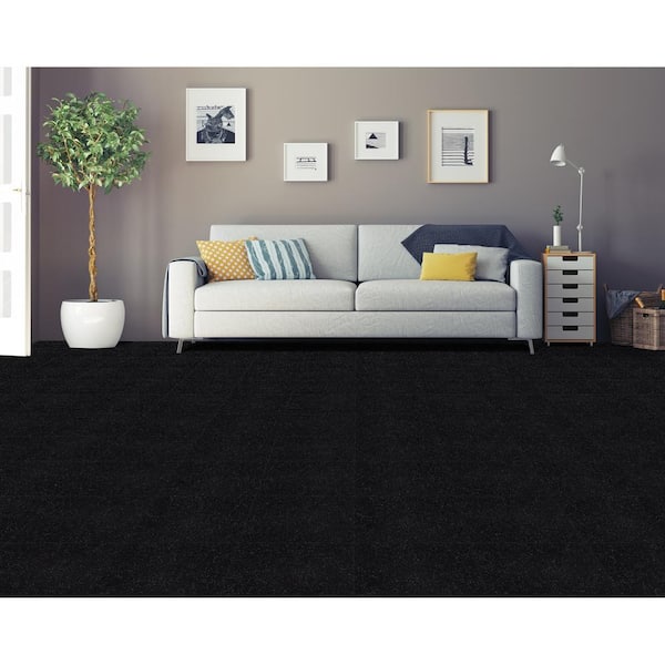 24+35 Home Furnishings NXCRPTSM12 Nexus 12 inch x 12 inch Self Adhesive Carpet Floor Tile