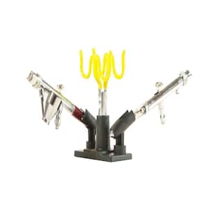 Universal Clamp-on Airbrush Holder - Holds up to 4 Airbrushes