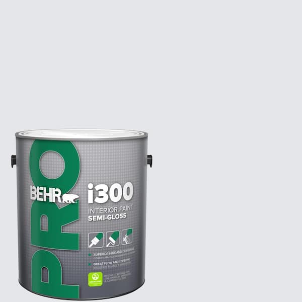 BEHR PRO 1 gal. #610A-1 Lilac Murmur Semi-Gloss Interior Paint