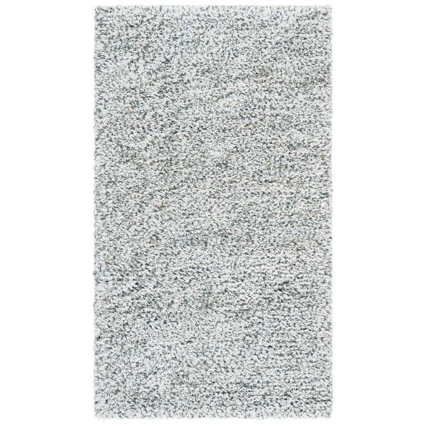 SAFAVIEH Berber 4 ft. x 6 ft. Ivory/Sage Abstract Speckled Area Rug