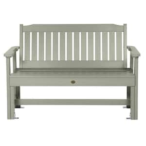 Sequoia 4 ft. 2-Person Eucalyptus Recylced Plastic Outdoor Bench