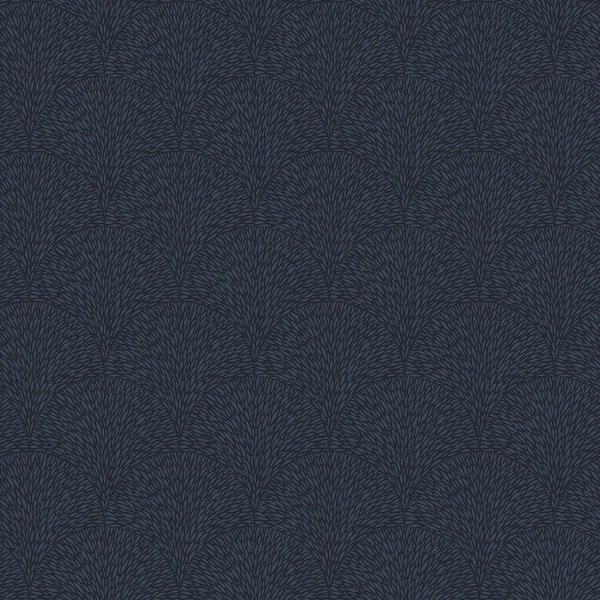 Unbranded TexStyle Collection Black and Blue Hedgehog Satin Finish Non-Pasted on Non-Woven Paper Wallpaper Roll