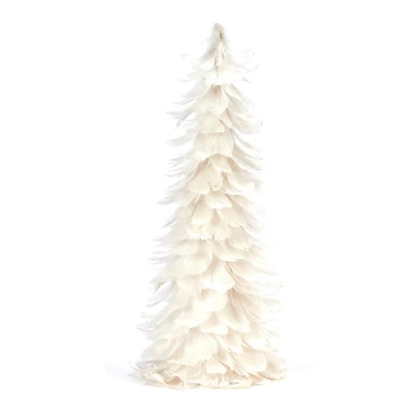 White Feather Christmas Tree