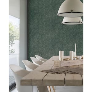 Forest Modern Wood Metallic Non-pasted Non-Woven Paper Wallpaper