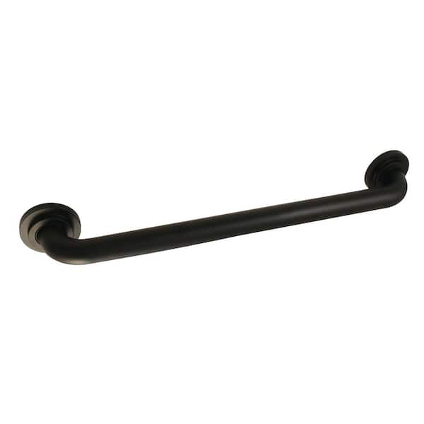 Kingston Brass Manhattan 24 in. x 1-1/4 in. Grab Bar in Matte Black ...