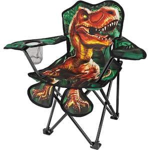 Outdoor Dinosaur Chair for Kids - Foldable Children's Chair for Camping, Tailgates, Beach, Ages 2 to 5