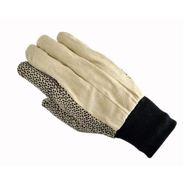 PVC Dot Knit Gloves HD Cotton Work Gloves Large size, from Brush Man Inc.