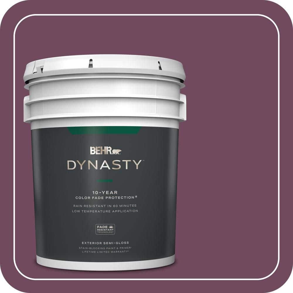 5 gal. #MQ1-39 Prussian Plum Semi-Gloss Exterior Stain-Blocking Paint & Primer price history on PriceWatchPro