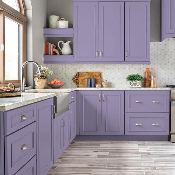 1 qt. #M560-4 Evening Slipper Satin Enamel Interior/Exterior Cabinet, Door & Trim Paint