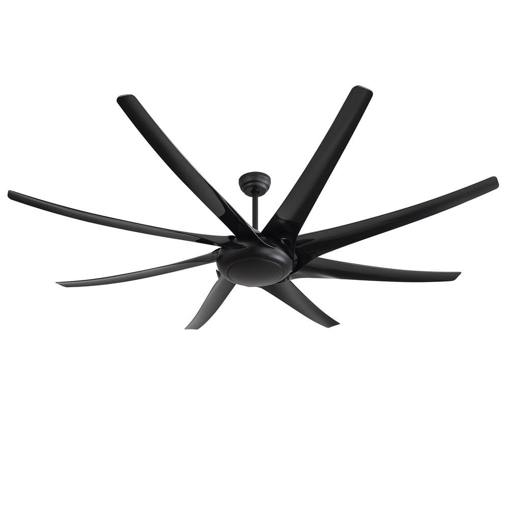Breezary Hector 84 in. 6 Fan Speeds Black Industrial Wimdmill