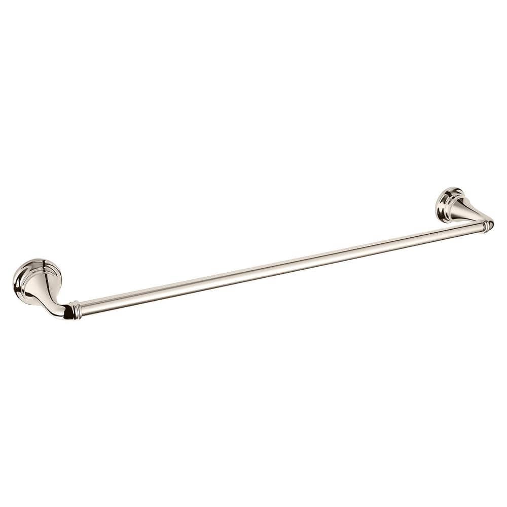 Delancey 24'' Polished Nickel Wall Mounted Towel Bar