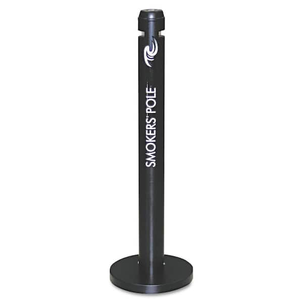 Rubbermaid Commercial Products Smoker's Pole in Black