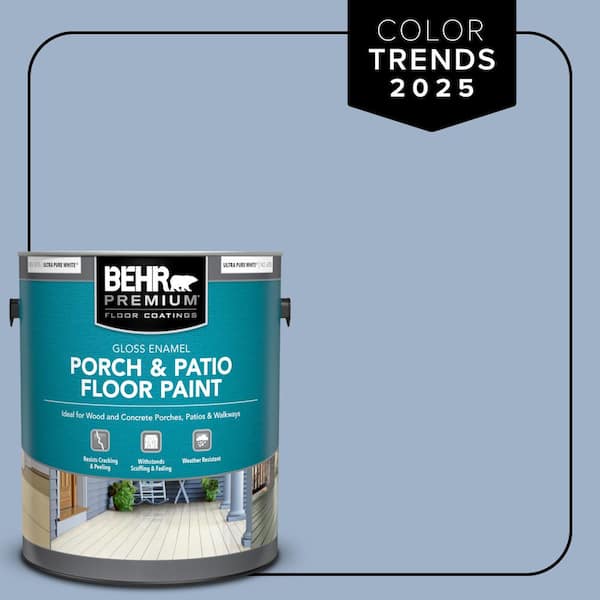 BEHR PREMIUM 1 gal. #S530-3 Aerial View Gloss Enamel Interior/Exterior Porch and Patio Floor Paint