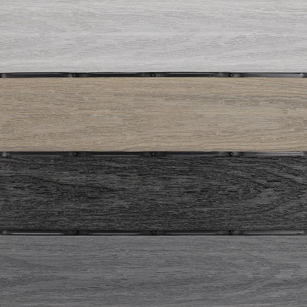 GRAY BOARDS SOLID 154 グラトリ NewTechWood UltraShield Naturale 1 ft. x 1 ft. Quick Deck