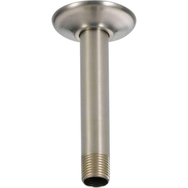 Delta Classic 6 in. Ceiling Mount Shower Arm and Flange in Stainless