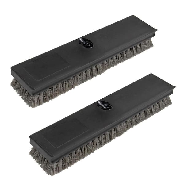 HDX 12 in. Interchangeable Plastic Deck Scrubber (2-Count)