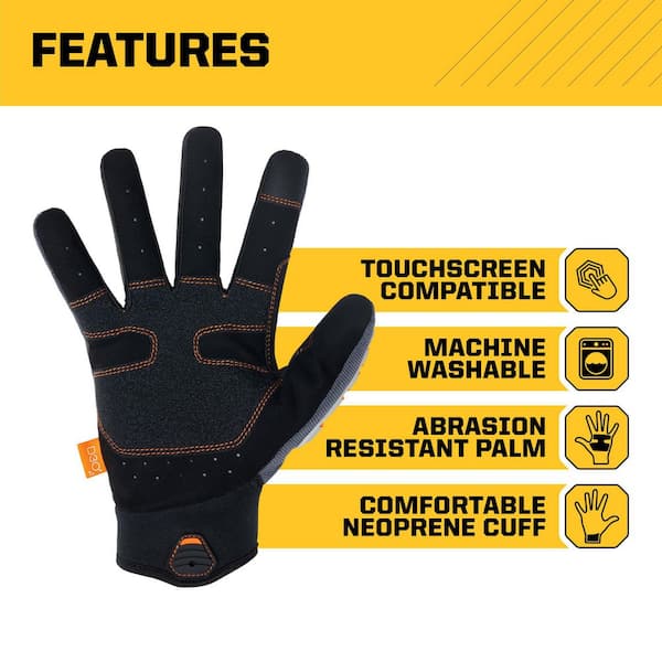 Work Gloves For Men & Women - High Dexterity Touch Screen, Excellent Grip  For Multipurpose Utility & Mechanic Work - Temu