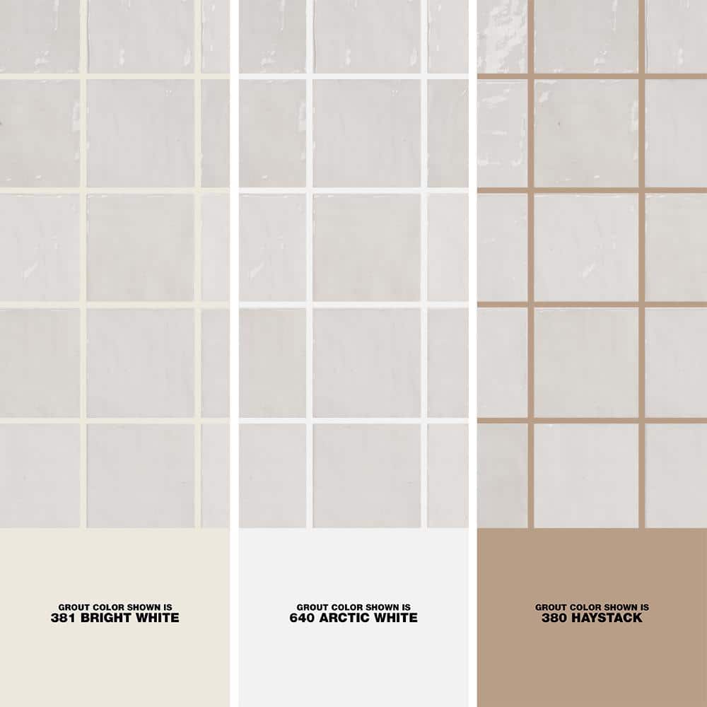 Kingston White 4" x 4" Glossy Ceramic Wall Tile