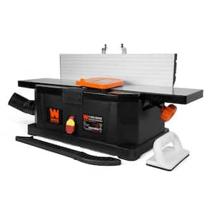 10 Amp 6 in. Corded Benchtop Joiner with Filter Bag and Depth Scale