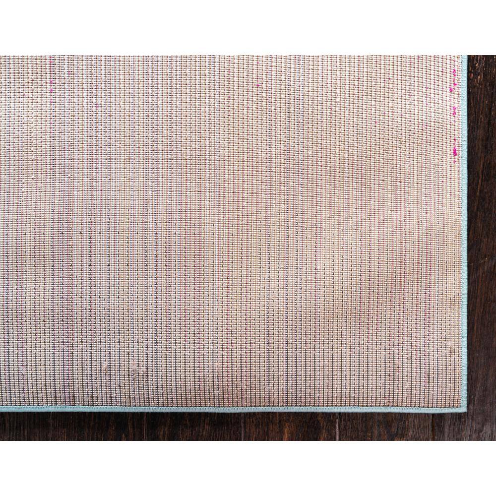 Blue Rectangular Stain-Resistant Synthetic Kids Area Rug