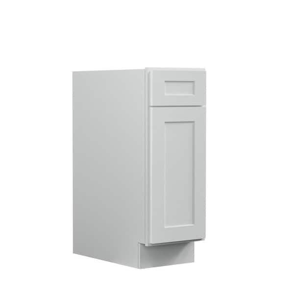 Hausvita 12 in. W x 24 in. D x 34.5 in. H Ready to Assemble Plywood Base Kitchen Cabinet in Shaker Dove