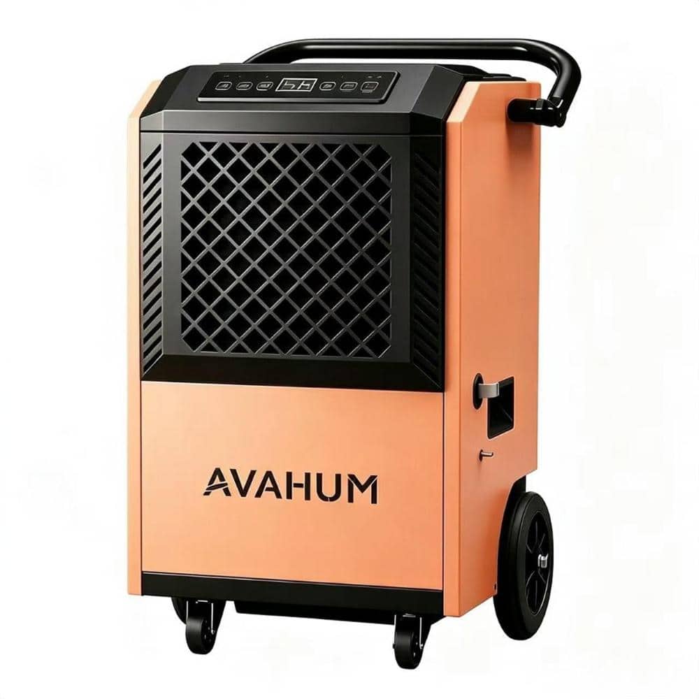Orange 160Pint Industrial Dehumidifier w/Pump,7500Sq.Ft Basement Warehouse,Auto Defrost 24H Timer Restart price history on PriceWatchPro