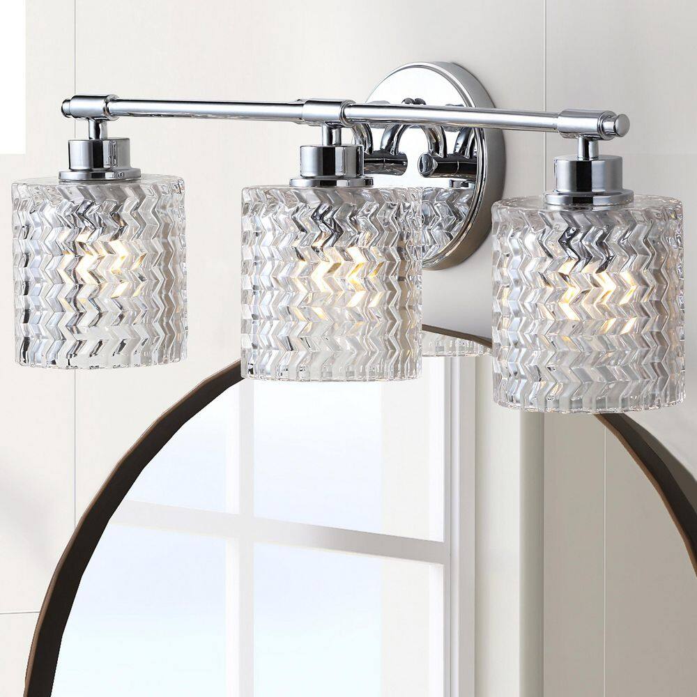 Eco-Friendly Chrome Cylinder 22" LED Vanity Wall Light