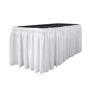 LA Linen 120 in. Black Polyester Poplin Round Tablecloth TCpop120R_BlackP24  - The Home Depot