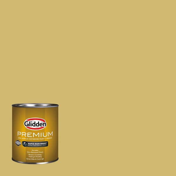 Glidden Premium 1-gal. Spicy Mustard PPG1108-5 Satin Exterior