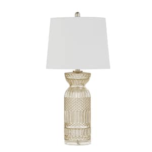 Luxuria 28.25 in. Antique Silver Casual Table Lamp