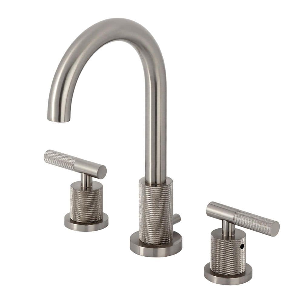 Convergent Deck Mount 2-Handle 8 in. Widespread Bathroom Sink Faucet with Pop-Up Drain in Brushed Nickel price history on PriceWatchPro