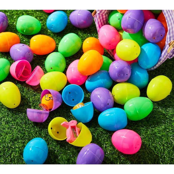 Joyfy 2.3 in. H 160 Colorful Prefilled Easter Eggs with assorted toys