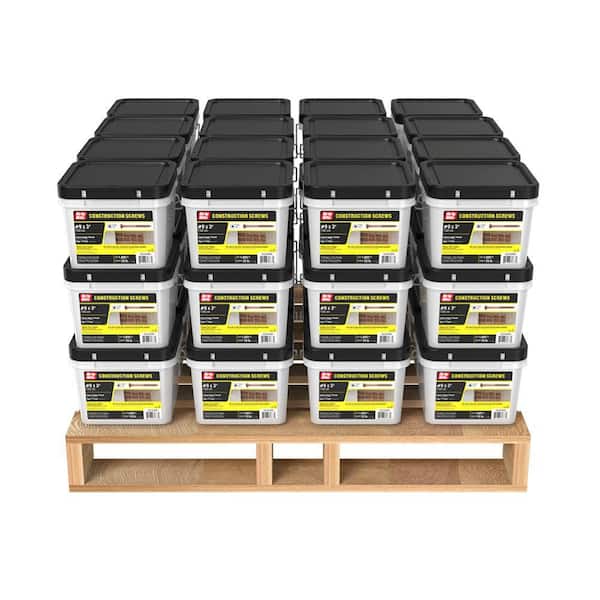 9 x 3 in. Star Drive Bugle Head Construction Screw (25 lbs. /Pack, 1-Pallet/ 48-Packs)