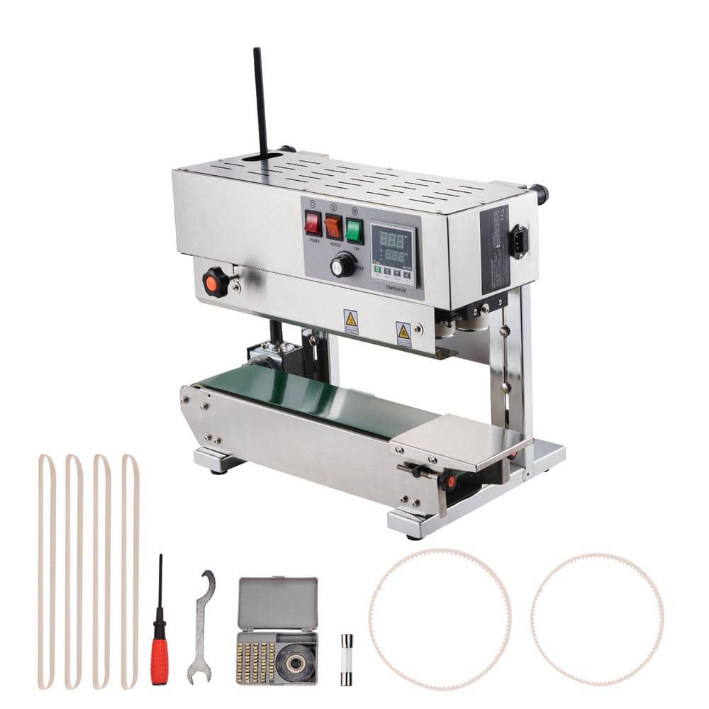 Continuous Bag Band, 6-12 mm Seal Width, Digital Temp Control, for 0.02-0.8 mm Plastic Bags, Food Vacuum Sealer, White price history on PriceWatchPro