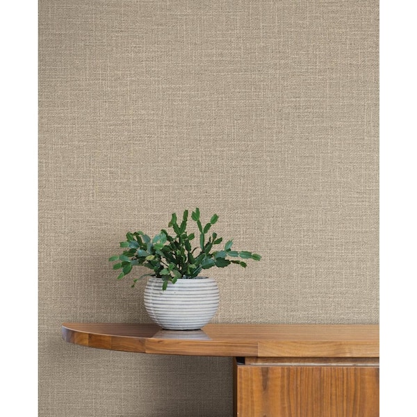 Loom Hazelnut Wallpaper