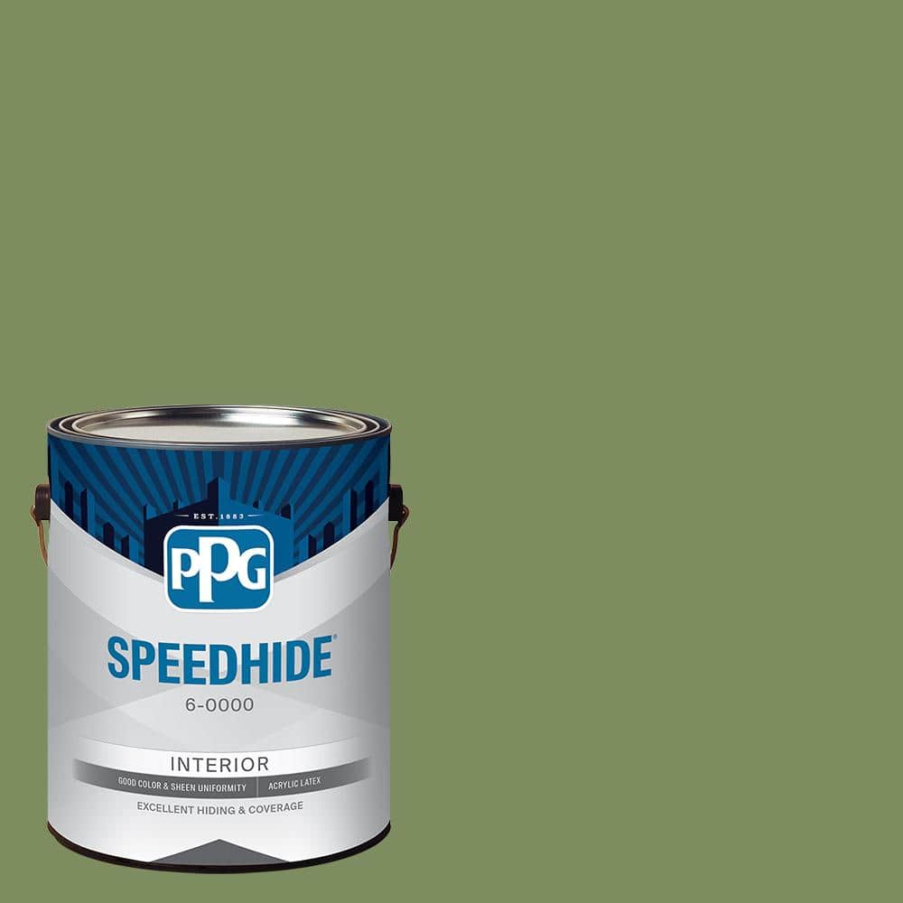 SPEEDHIDE 1 gal. PPG11216 Moss Point Green SemiGloss Interior Paint