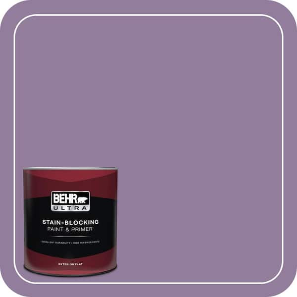 BEHR ULTRA 1 qt. #660D-5 Wildflower Flat Exterior Paint & Primer