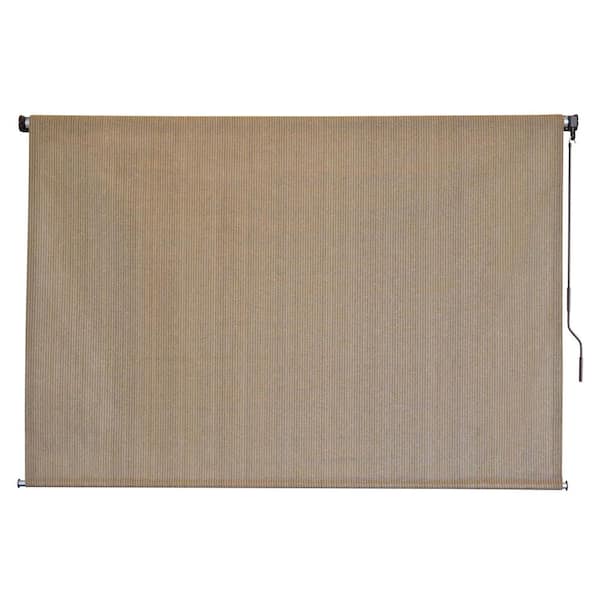 SeaSun Seaside Cordless UV Protection Fabric Exterior Roller Shade 72 in. W x 72 in. L