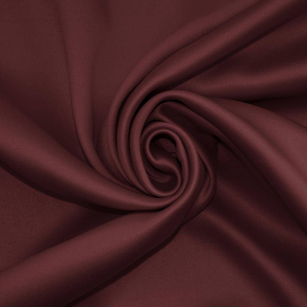 Wine Red 63" Blackout Rod Pocket Curtain Panel