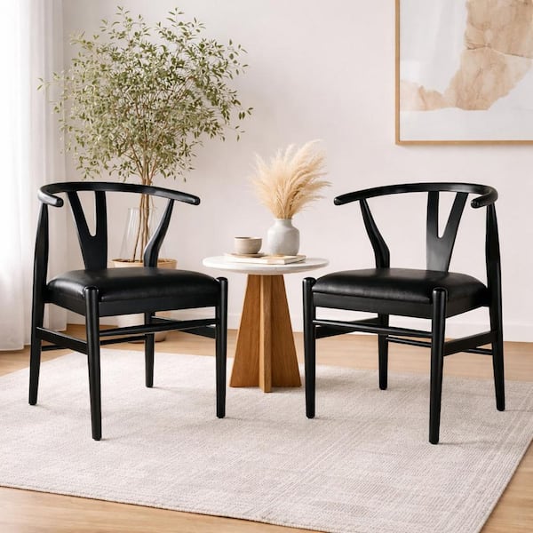 2 Boraam Wishbone Dining Chairs